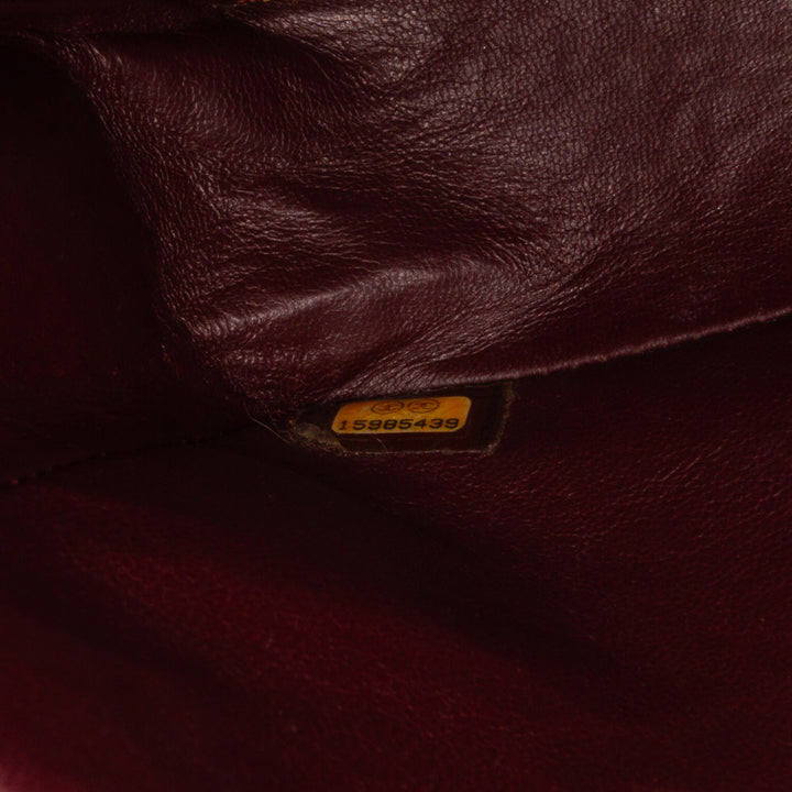 Medium Classic Lambskin Double Flap Black - Gaby Paris