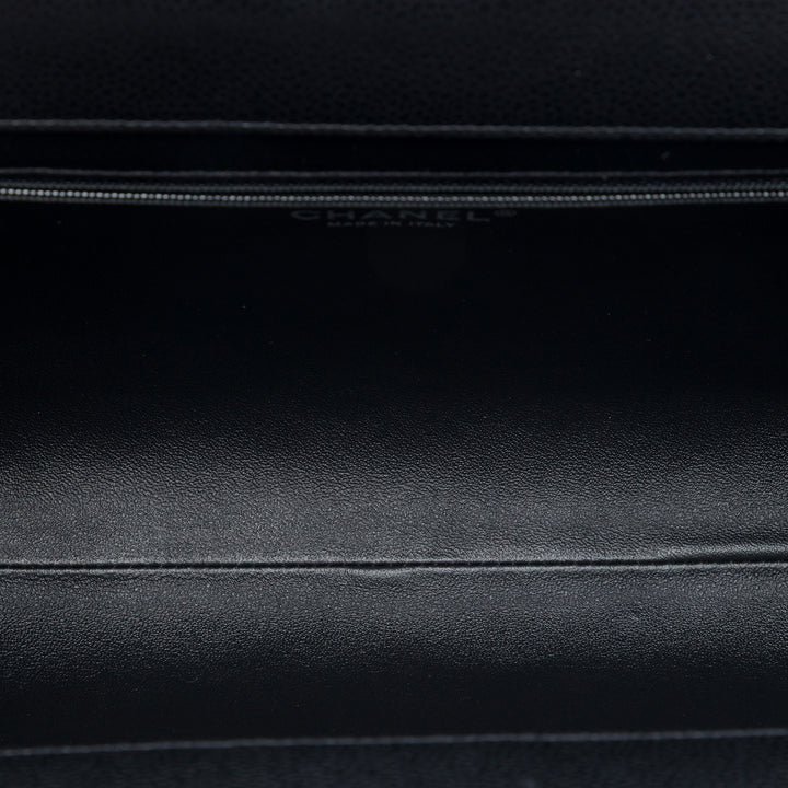 Chanel Large CC Matelassé Caviar Frame Pochette