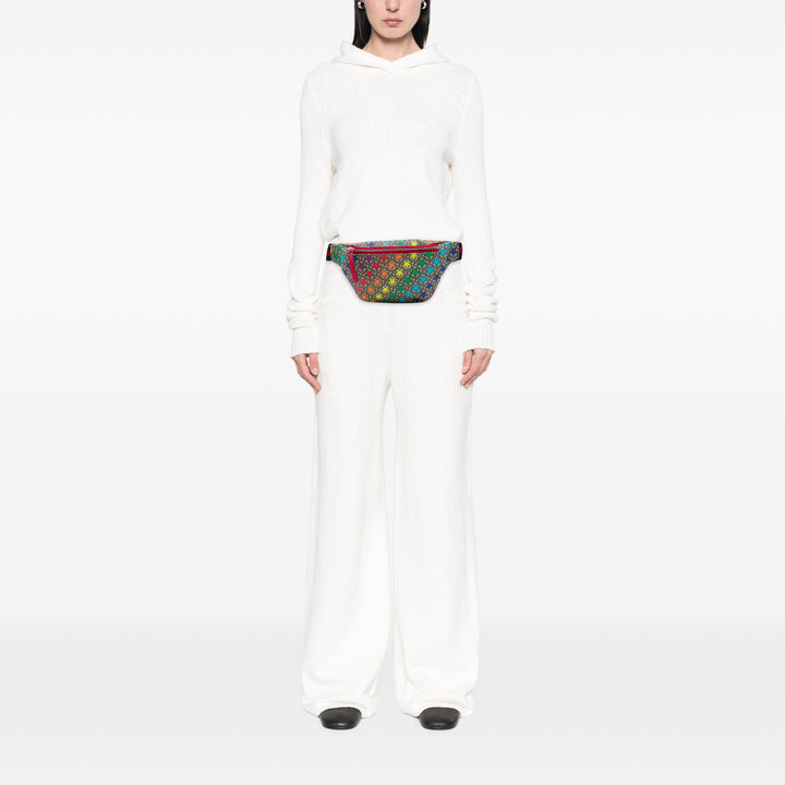 Gucci Ceinture Kids Web Rainbow Stars Multi GG Supreme Multicolore – vue 6 – GABY PARIS