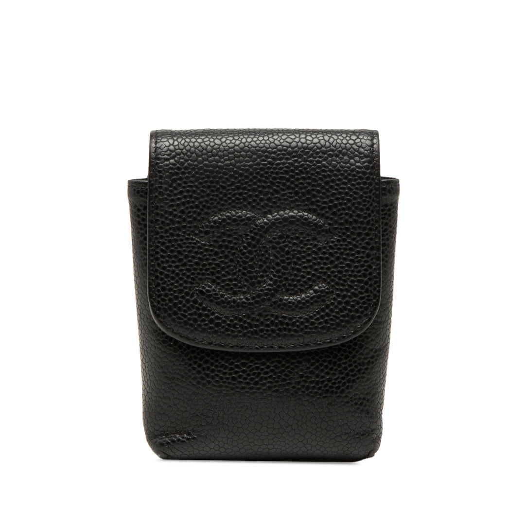 Chanel CC Caviar Cigarette Étui