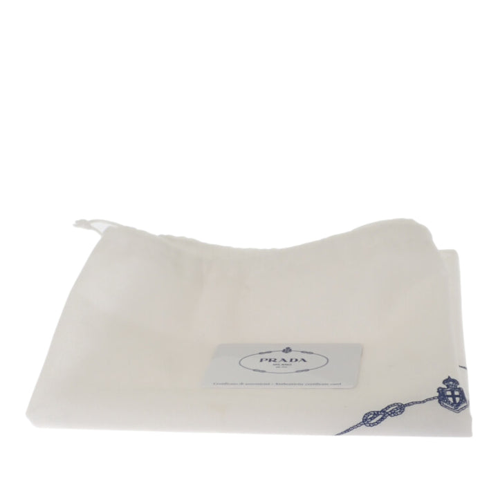 Prada Cabas Canapa Rayé Logo Petit Vert – vue 17 – GABY PARIS