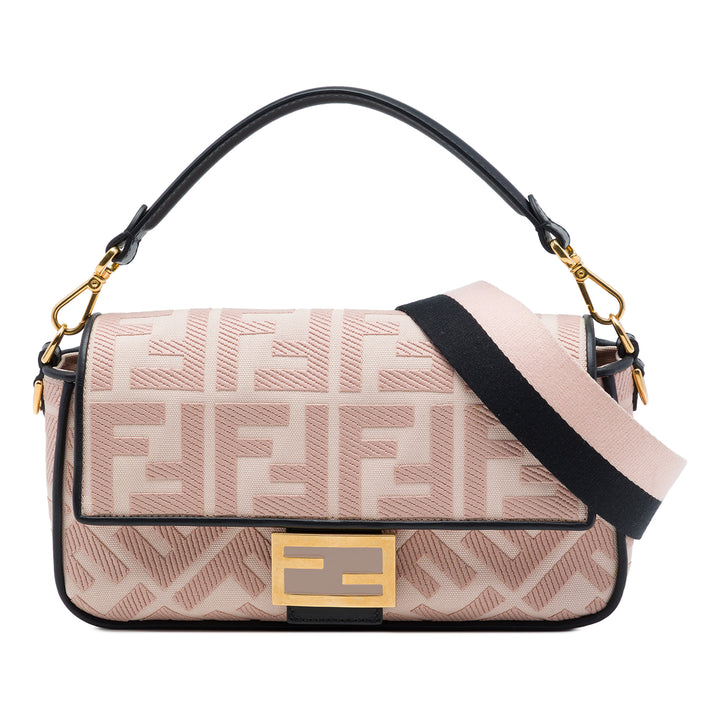 Zucca brodé Baguette Sac Rose