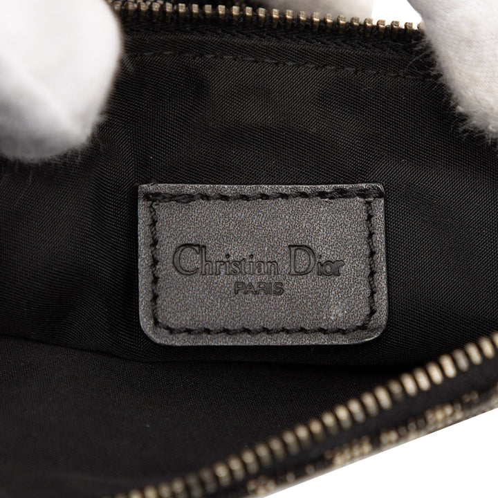 Dior Mini Diorissimo Toile Saddle Pochette