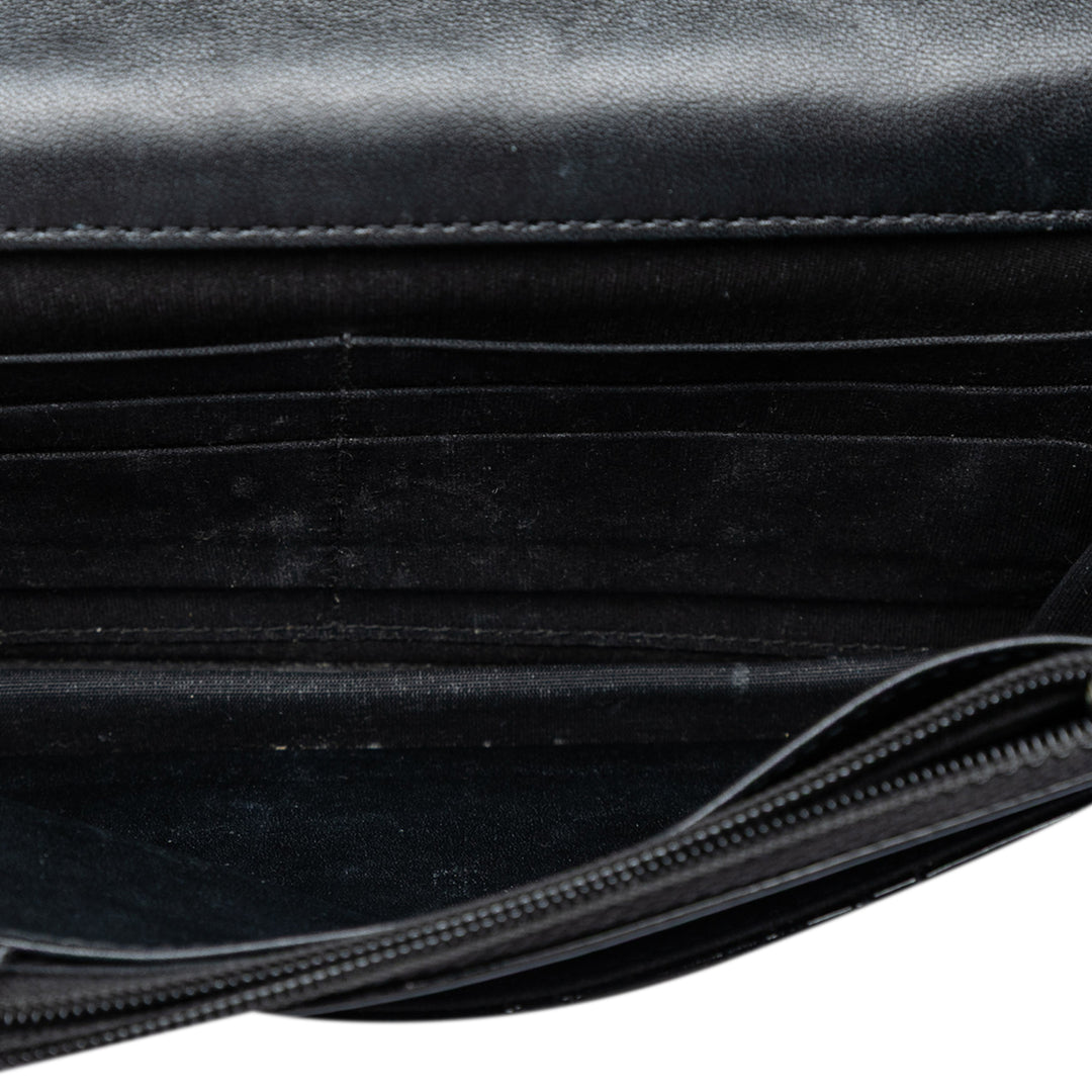 Chanel CC Matelassé Cuir verni Brilliant Wallet on Chain