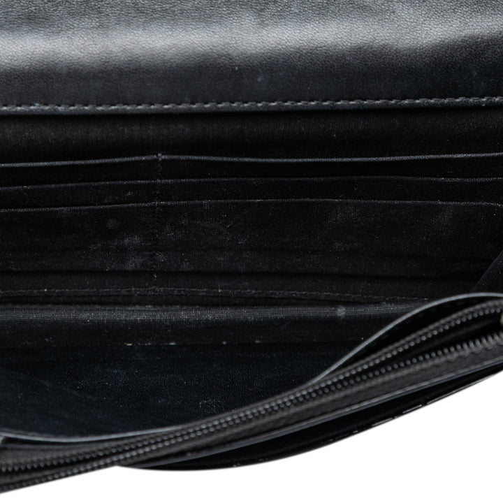 Chanel CC Matelassé Cuir verni Brilliant Wallet on Chain