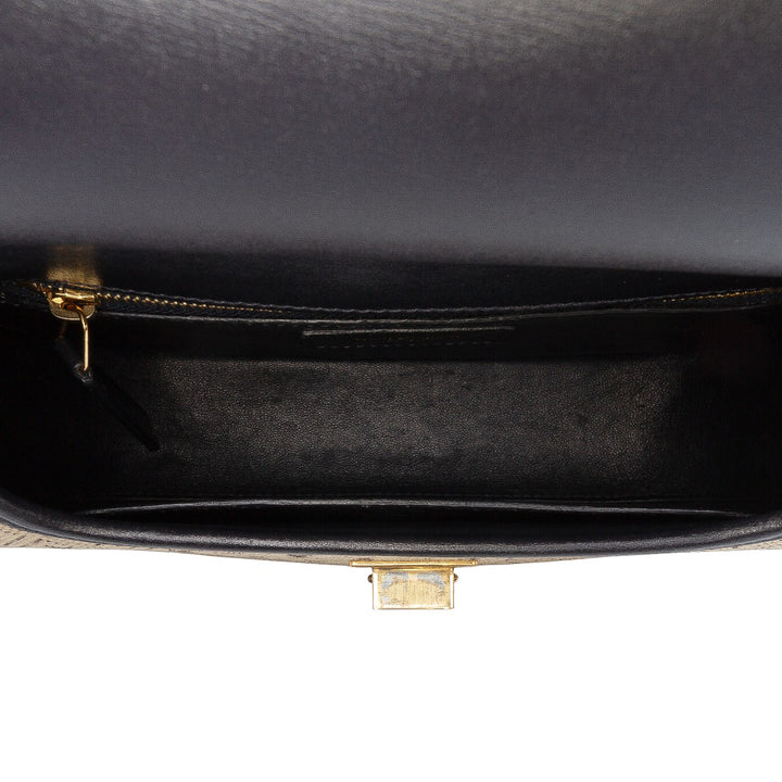 Saint Laurent Medium Toile Monogram All Over Sac porté croisé