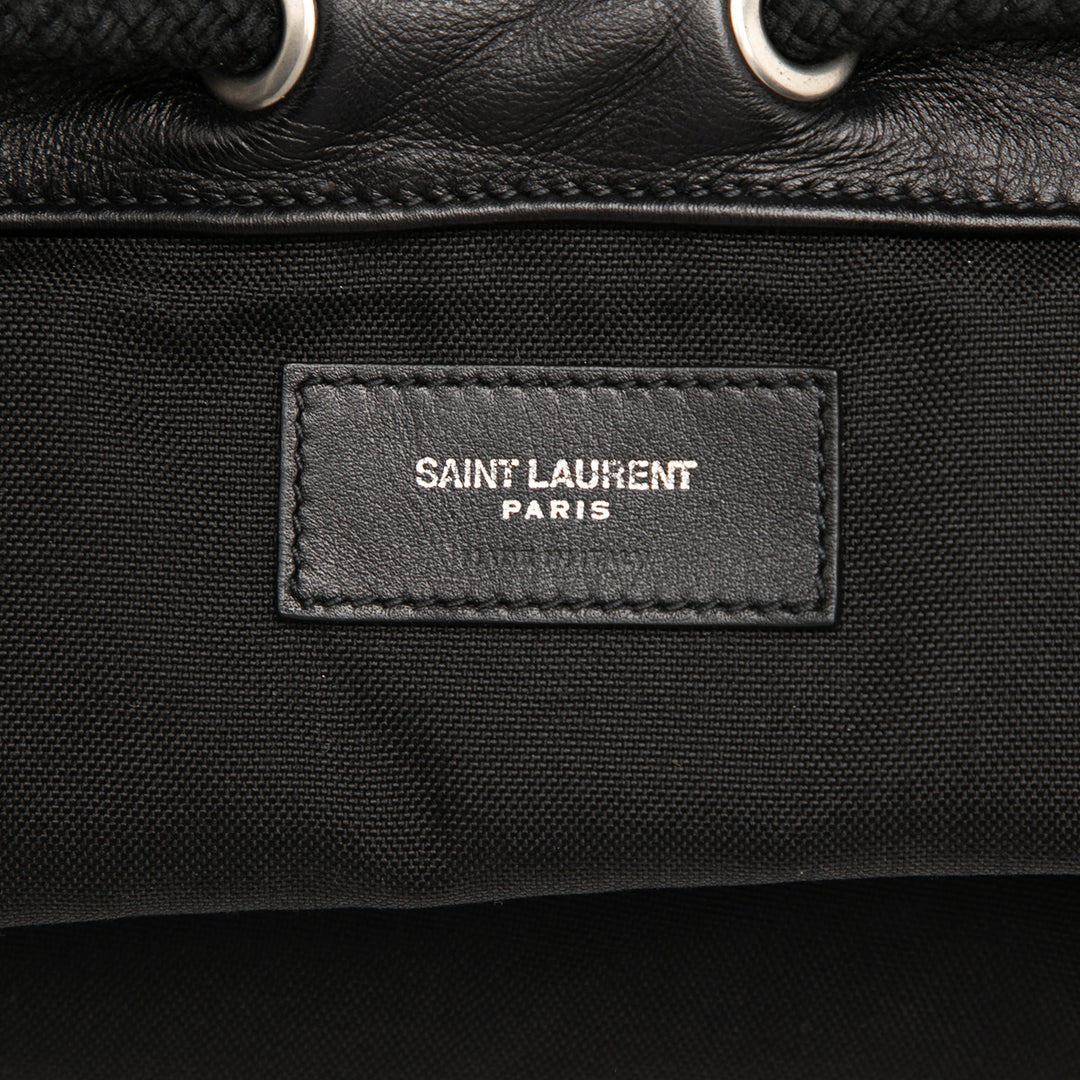 Saint Laurent Smooth Cuir de veau City Sailor Sac à dos