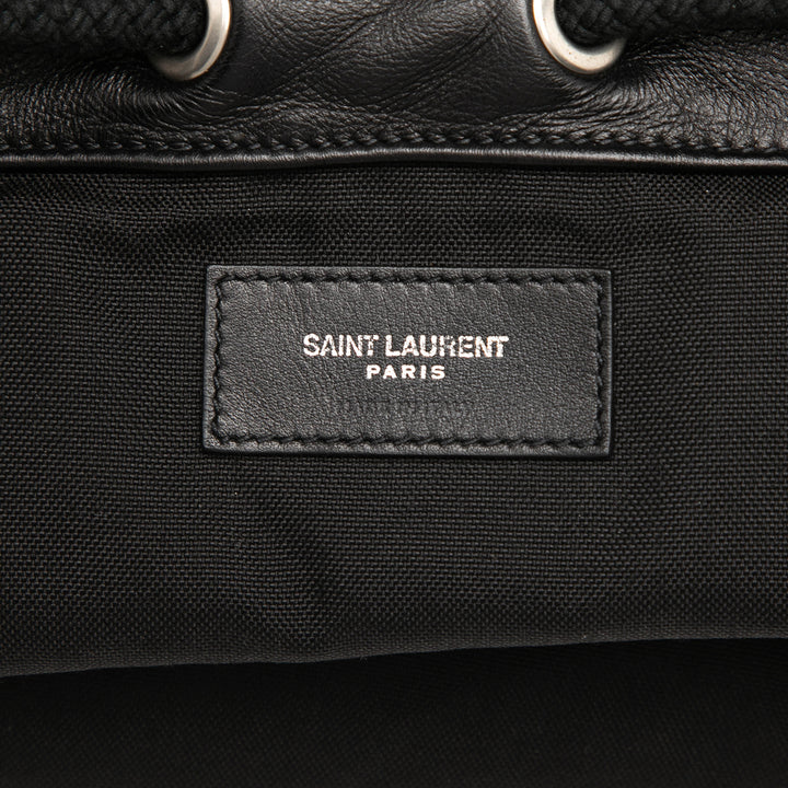 Saint Laurent Smooth Cuir de veau City Sailor Sac à dos