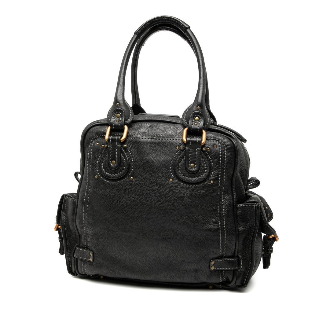 Chloé Large Grained Cuir Paddington Sac à main