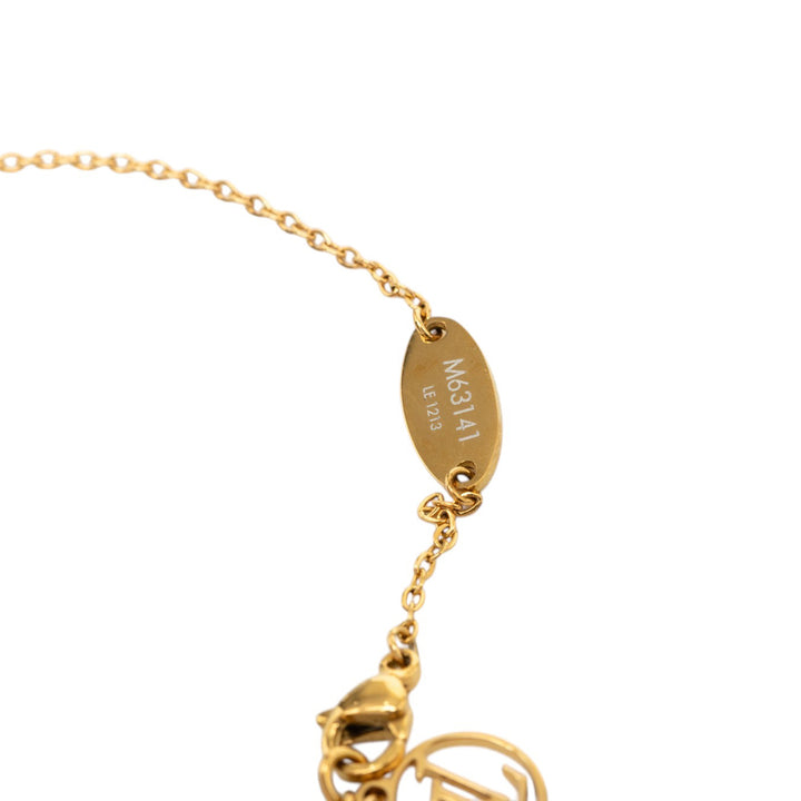 Louis Vuitton plaqué Nanogram Pendant Collier Métal
