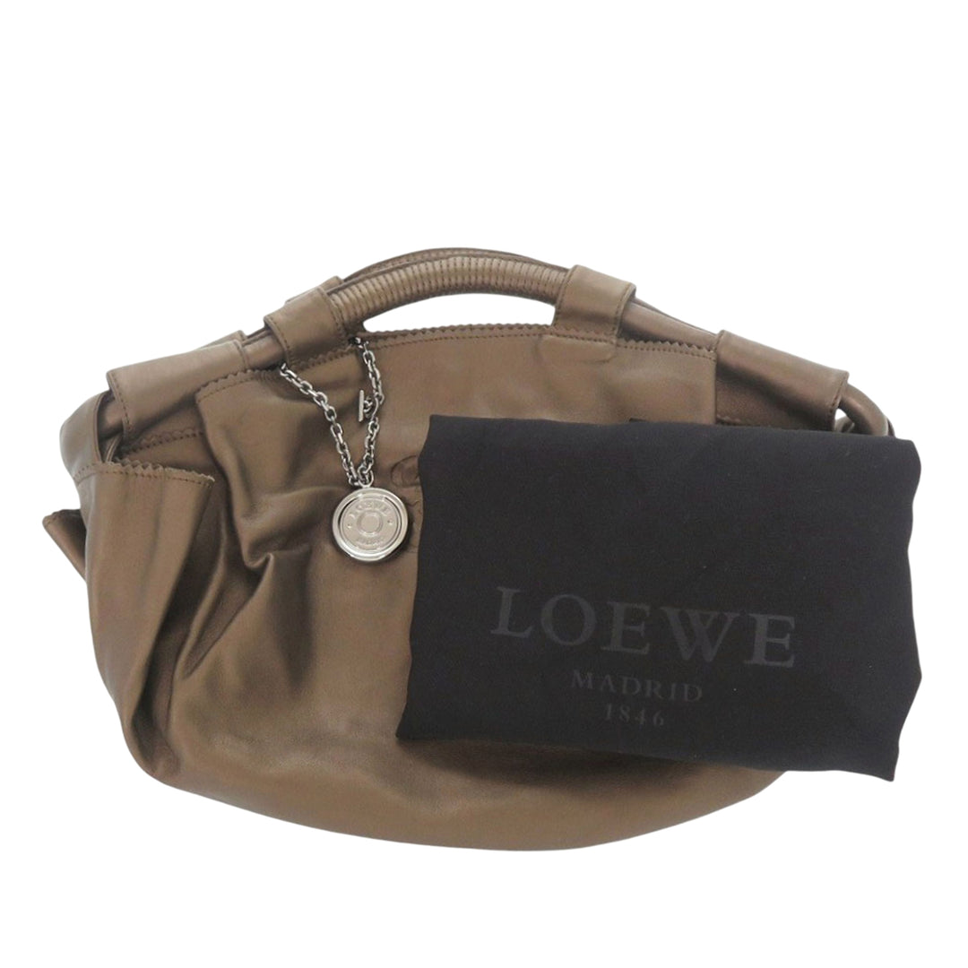 LOEWE Sac porté épaule Aire nappa Marron – vue 14 – GABY PARIS