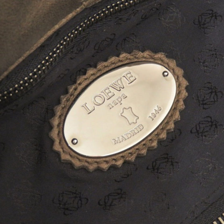 LOEWE Sac porté épaule Aire nappa Marron – vue 7 – GABY PARIS