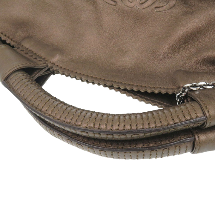 LOEWE Sac porté épaule Aire nappa Marron – vue 9 – GABY PARIS