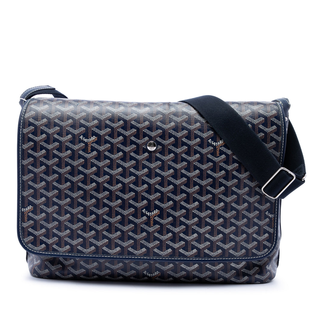 Capetien Sac Messenger MM Goyardine Bleu