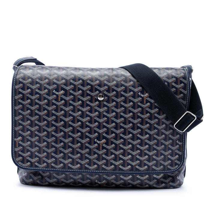 Capetien Sac Messenger MM Goyardine Bleu