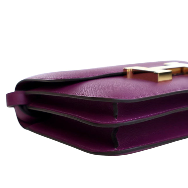 Hermès Mini Evercolor Constance 18 Violet – GABY PARIS Authentique