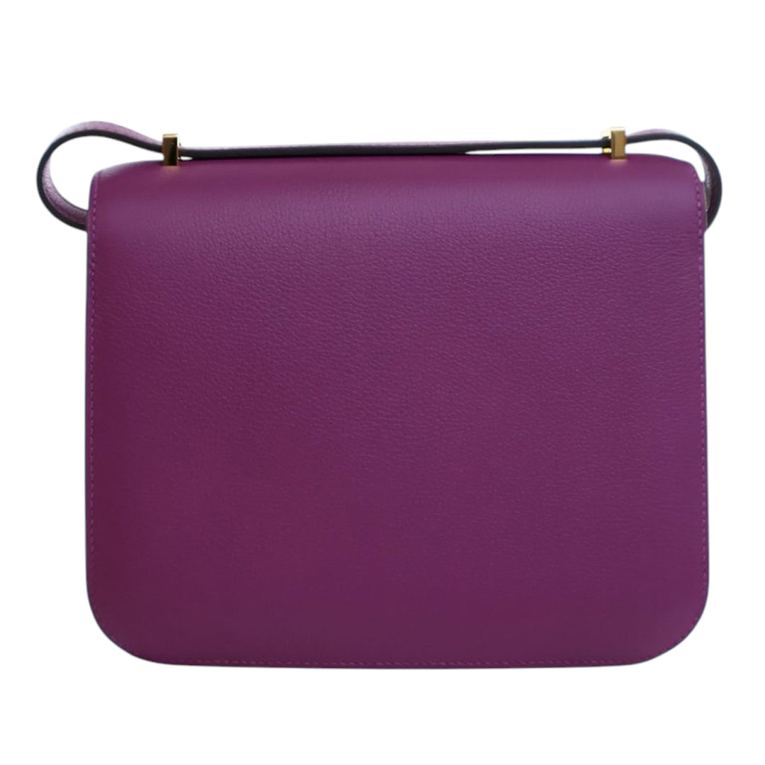 Hermès Mini Evercolor Constance 18 Violet – GABY PARIS Authentique
