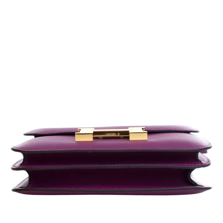 Hermès Mini Evercolor Constance 18 Violet – GABY PARIS Authentique