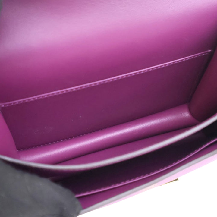 Hermès Mini Evercolor Constance 18 Violet – GABY PARIS Authentique