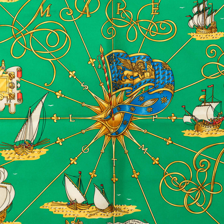 Voiles de Lumiere Foulard 90 Vert