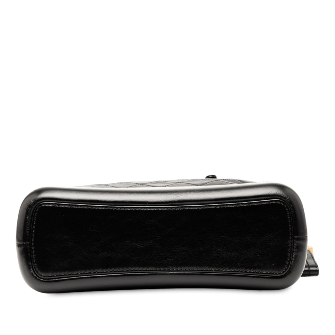 Chanel Medium Quilted Cuir de veau Gabrielle Shopping Sac cartable Noir – GABY PARIS Authentique