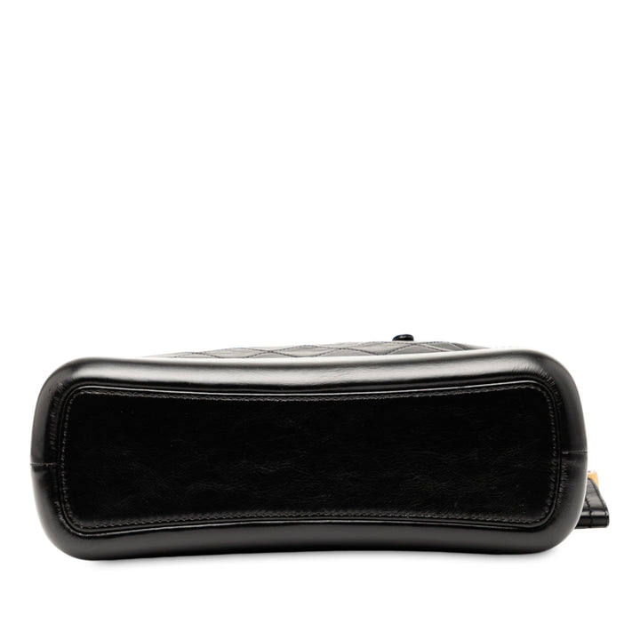 Chanel Medium Quilted Cuir de veau Gabrielle Shopping Sac cartable Noir – GABY PARIS Authentique