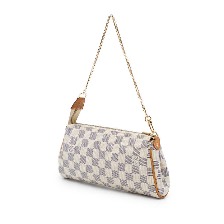 Eva Damier Azur Blanc