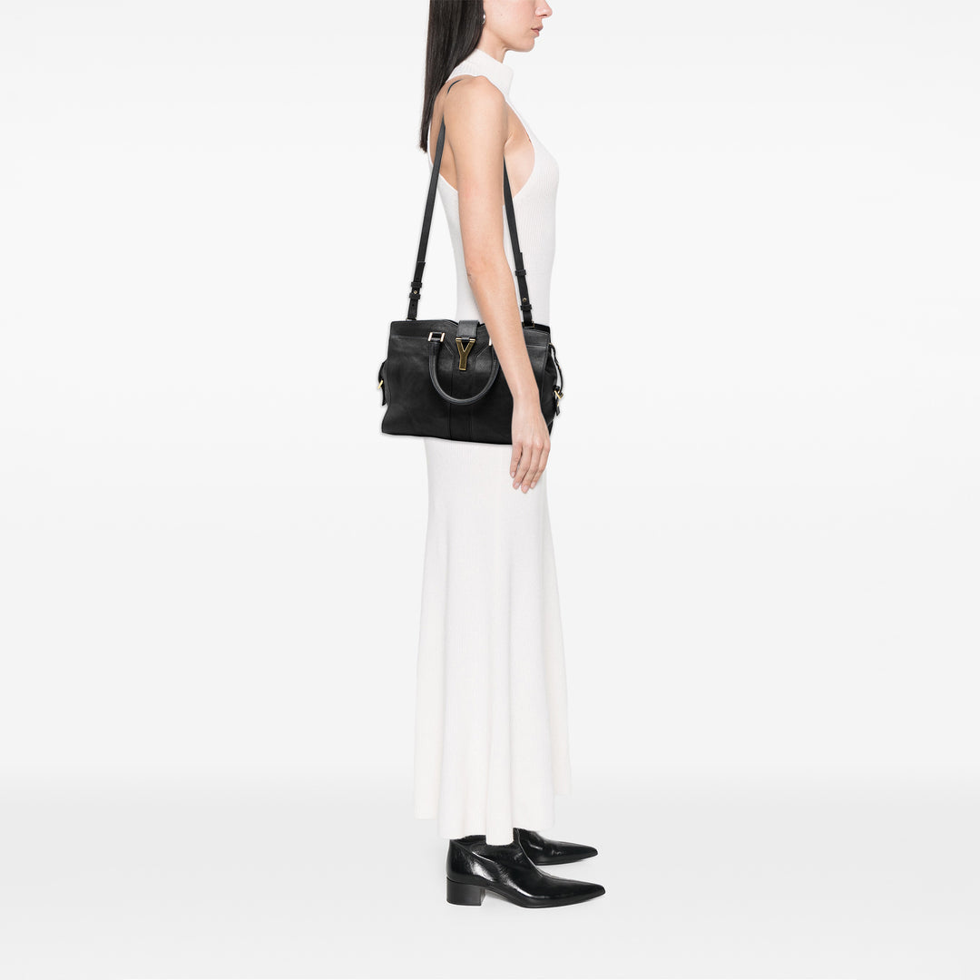 Saint Laurent Small Sheepskin Cabas Chyc Sac