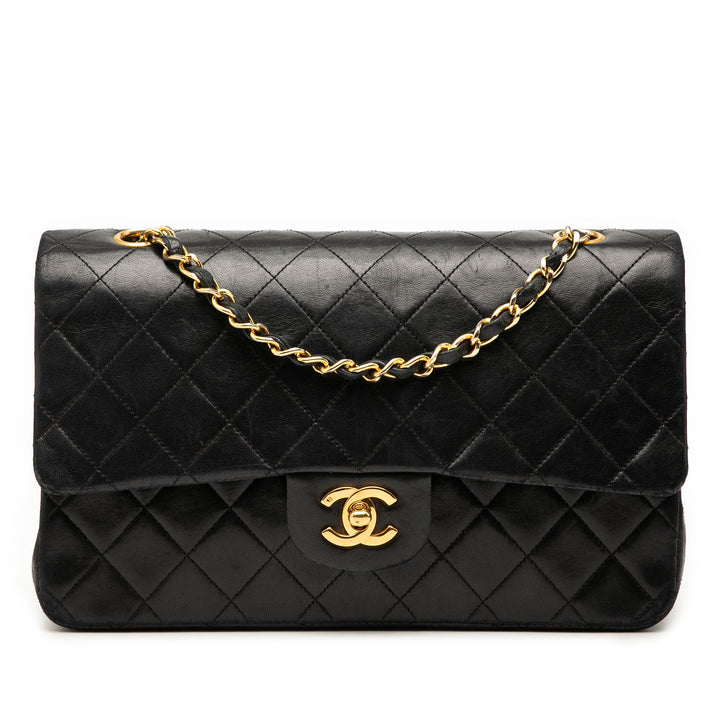 Chanel Medium Classic Cuir d’agneau Double rabat