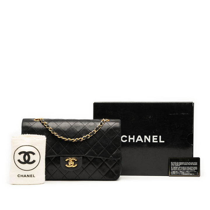Chanel Medium Classic Cuir d’agneau Double rabat