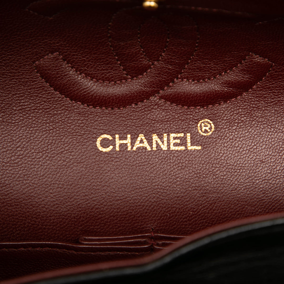 Chanel Medium Classic Cuir d’agneau Double rabat
