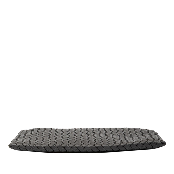 Intrecciato Zippé Pochette nappa Gris