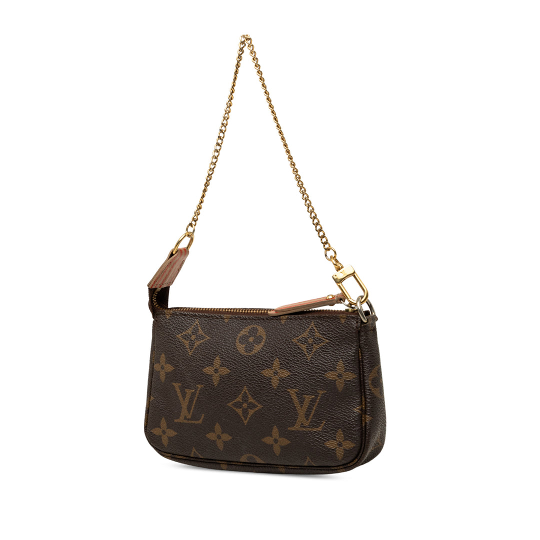 Trunks et Locks Pochette Accessoires Mini Monogram Marron