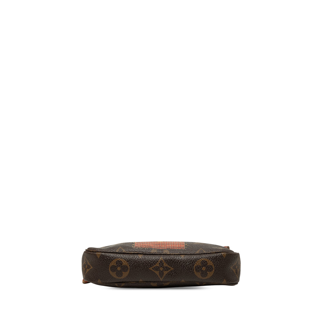 Trunks et Locks Pochette Accessoires Mini Monogram Marron