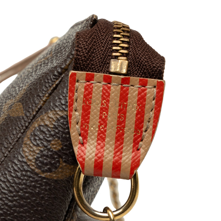 Trunks et Locks Pochette Accessoires Mini Monogram Marron