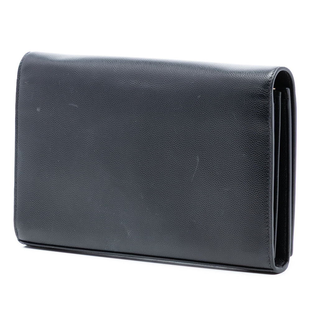 Saint Laurent Medium Grain De Poudre Monogram Kate Sac porté croisé – GABY PARIS Authentique