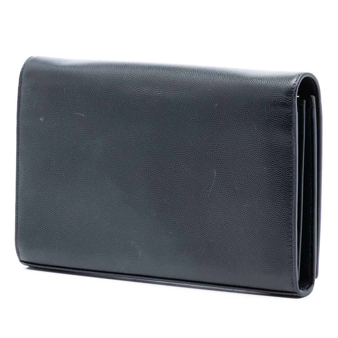 Saint Laurent Medium Grain De Poudre Monogram Kate Sac porté croisé – GABY PARIS Authentique