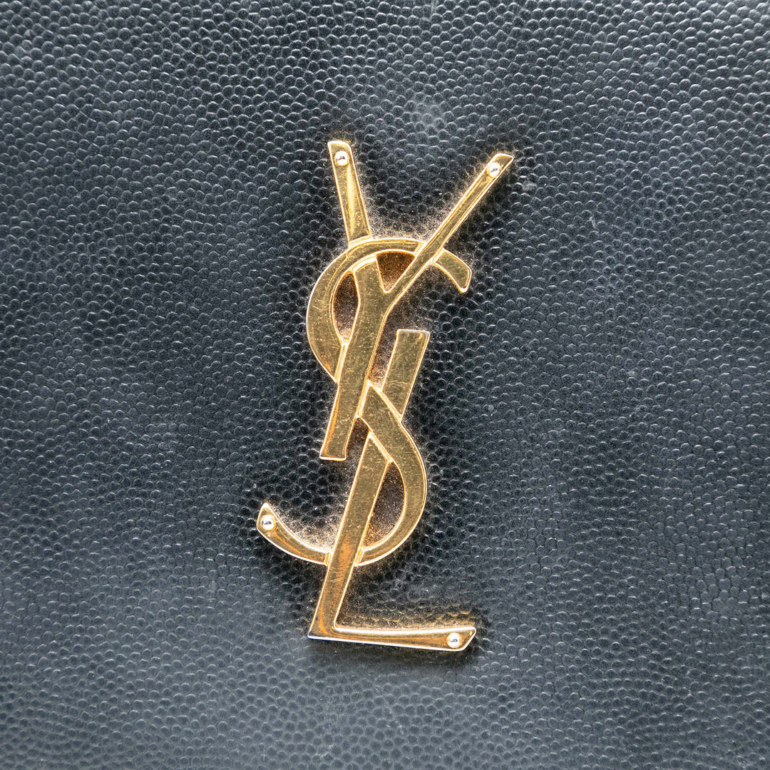 Saint Laurent Medium Grain De Poudre Monogram Kate Sac porté croisé – GABY PARIS Authentique