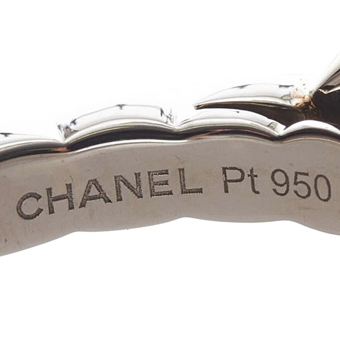 Chanel Coco Crash Half Eternity Diamond Ring Silver - Gaby Paris