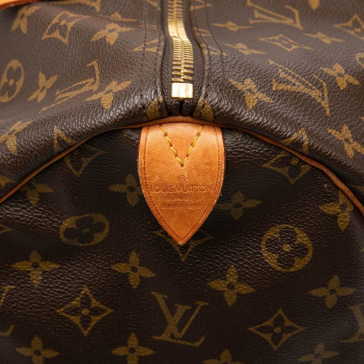 Louis Vuitton Sac de voyage Keepall 55 Monogram Marron – vue 5 – GABY PARIS