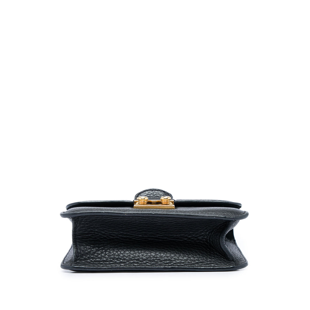 Valentino Sac bandoulière Rockstud Rolling Glam Lock Mini Noir – vue 3 – GABY PARIS