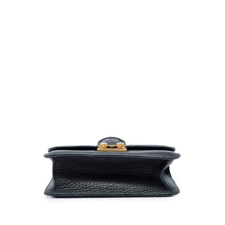Valentino Sac bandoulière Rockstud Rolling Glam Lock Mini Noir – vue 3 – GABY PARIS