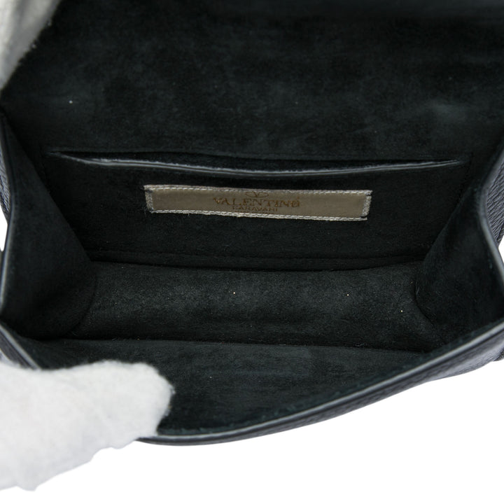 Valentino Sac bandoulière Rockstud Rolling Glam Lock Mini Noir – vue 4 – GABY PARIS
