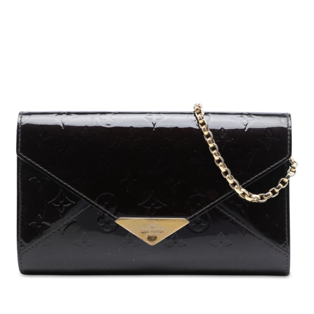Mira Cuir verni Monogram Violet