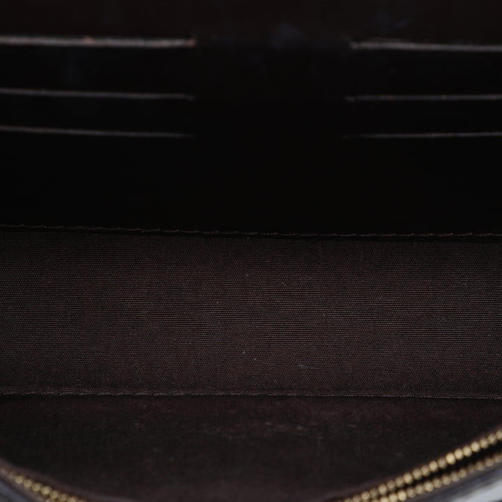 Mira Cuir verni Monogram Violet