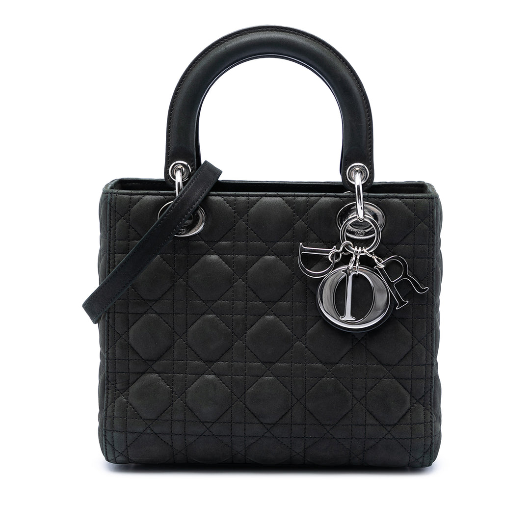 Dior Medium Iridescent Cuir d’agneau Cannage Lady Dior