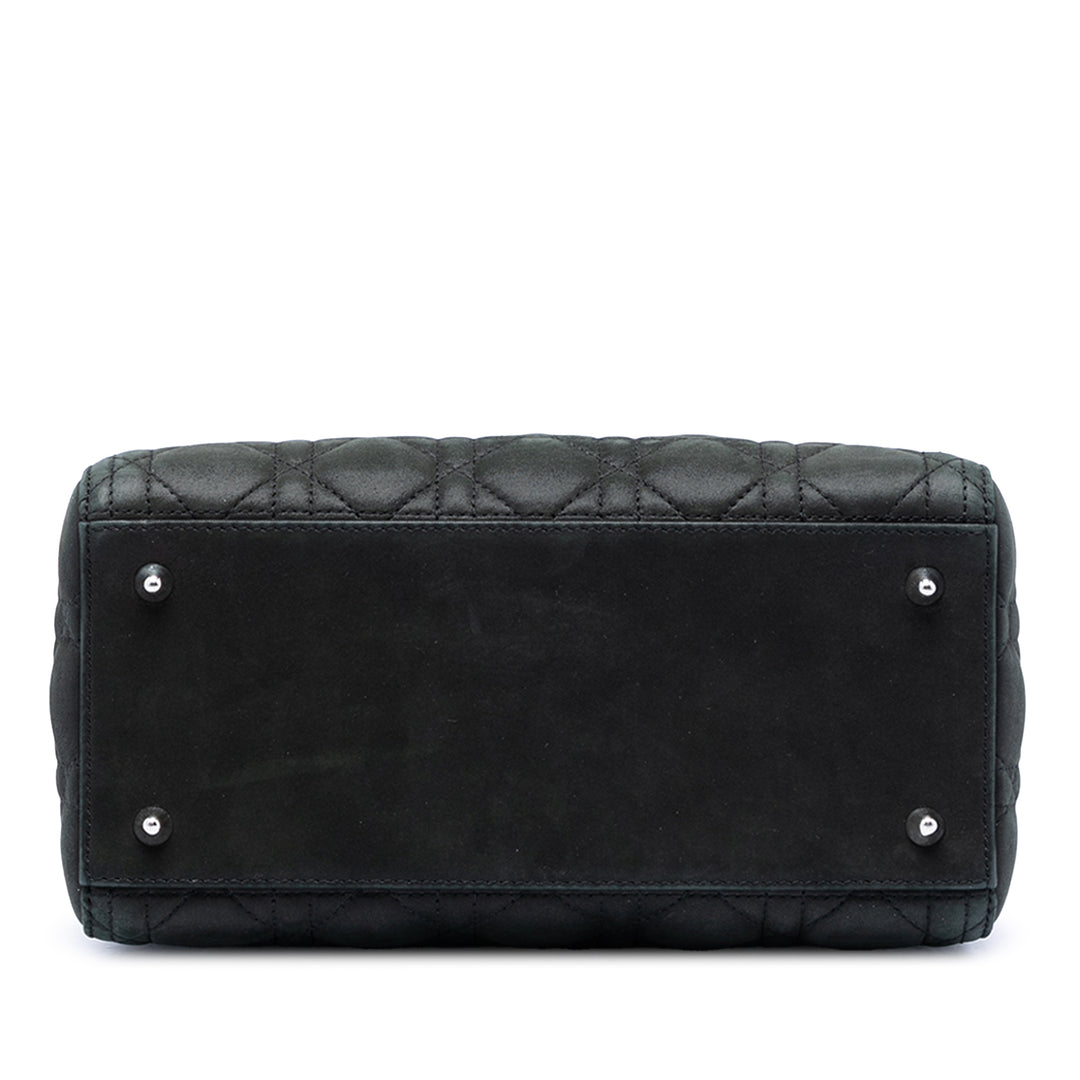 Dior Medium Iridescent Cuir d’agneau Cannage Lady Dior