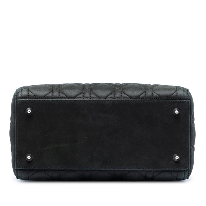 Dior Medium Iridescent Cuir d’agneau Cannage Lady Dior