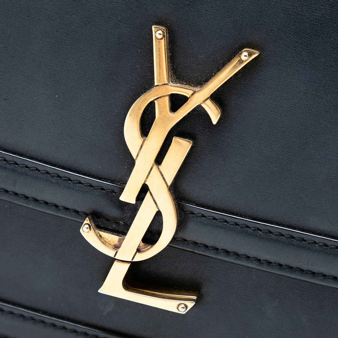 Saint Laurent Small Cuir de veau Solferino Sac In Boîte