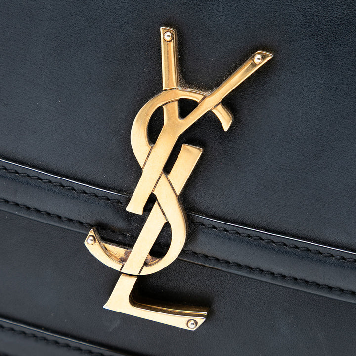 Saint Laurent Small Cuir de veau Solferino Sac In Boîte